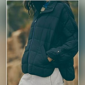 Free People Pippa packable puffer jacket black size large